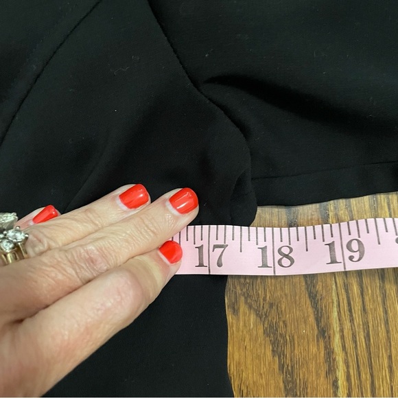 Yansi Fugel Women's Black Button Down Blouse w/ Collar Size XS - Picture 7 of 8